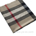 Wool coat fabric plaid check flannel fabric